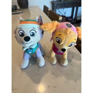 Two Small Paw Patrol Stuffies